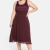 Sheego Vestito EleganteAubergine Donna Vestiti SHI21C015-G11 2 Sheego Vestito EleganteAubergine Donna Vestiti SHI21C015-G11 -Sheego Negozio 750565832f5148548565c9498ef2bb34