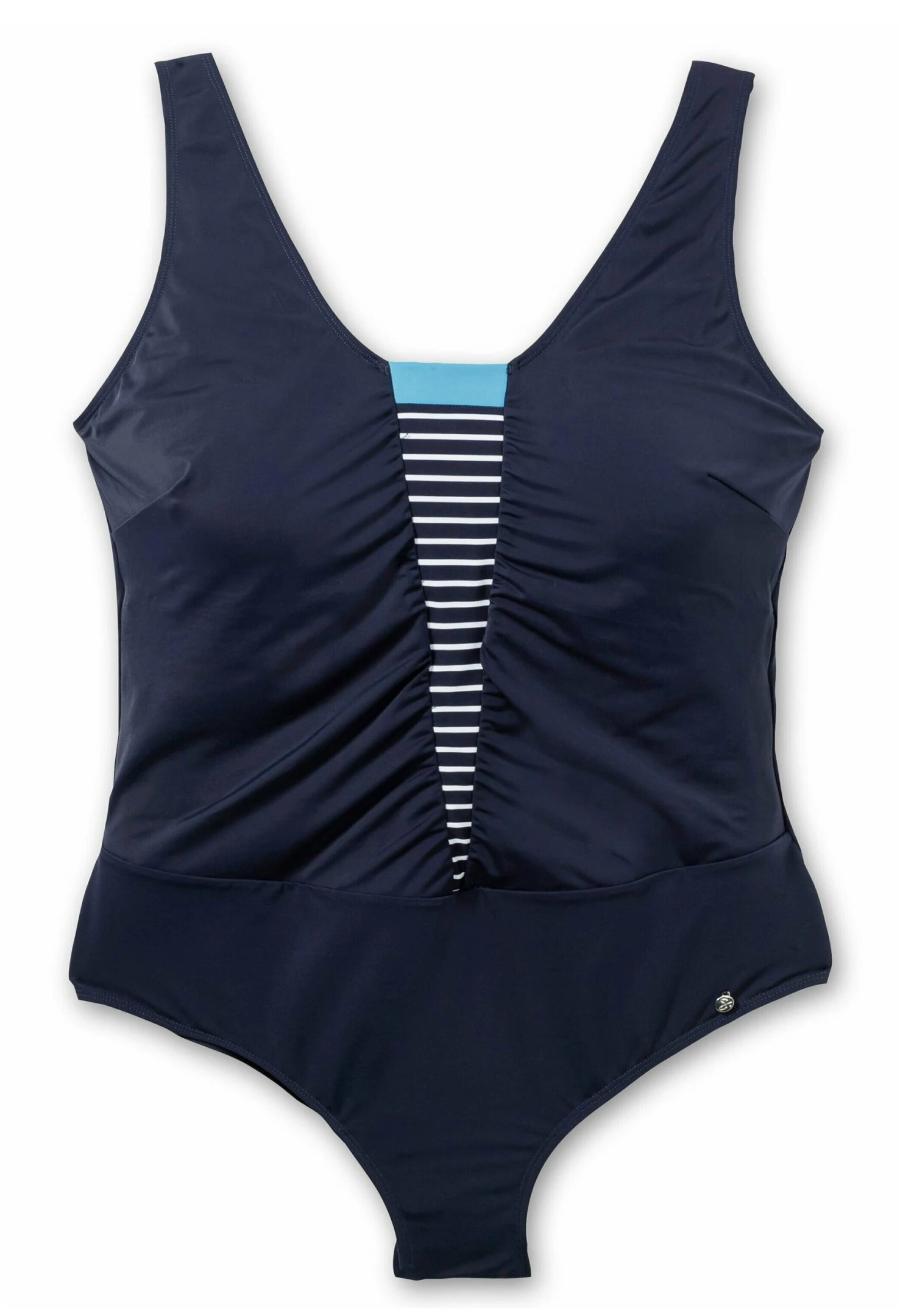 Sheego Costume Da Bagno - Marine Gestreift 7 Sheego Costume Da Bagno - Marine Gestreift - immagine 5