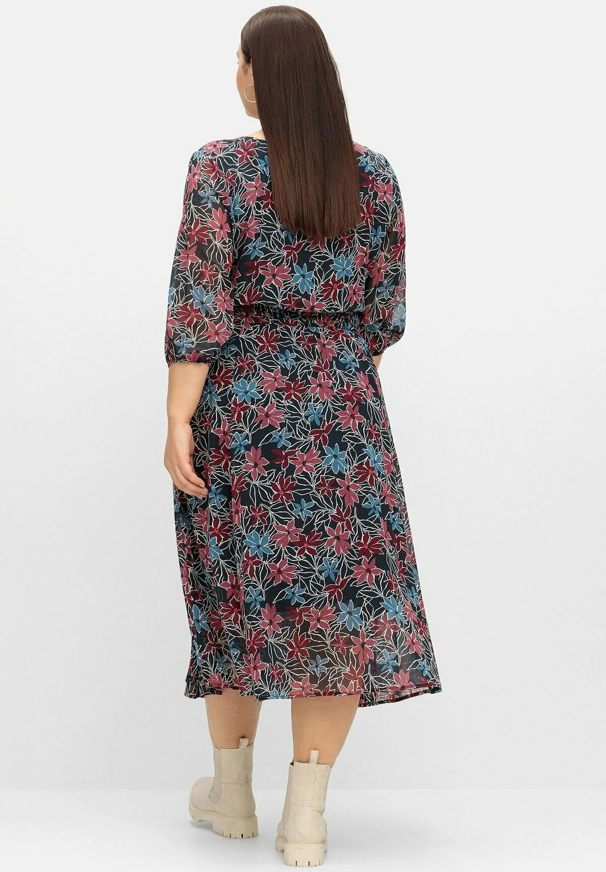 Sheego Vestito EstivoNachtblau Gemustert Donna Vestiti SHI21C0UI-K11 4 Sheego Vestito EstivoNachtblau Gemustert Donna Vestiti SHI21C0UI-K11 - immagine 2