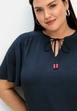 Sheego Vestito EstivoNachtblau Donna Vestiti SHI21C0T7-K11 -Sheego Negozio 7cc1cbdce8534c39b3dd4bbbbd1c53f4