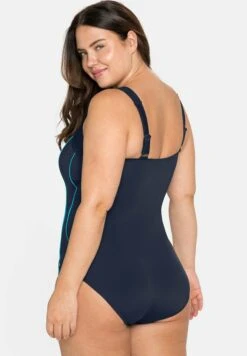 Sheego Costume Da BagnoNachtblau Donna Moda Mare SHI81G00A-K11 -Sheego Negozio 7d9ba81bcd064192a6a3e403c2a20023