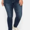 Sheego Jeans Slim FitDark Blue Denim Donna Jeans SHI21N040-K12 2 Sheego Jeans Slim FitDark Blue Denim Donna Jeans SHI21N040-K12 -Sheego Negozio 7dc00b90c219458c9609f0e18a6fa3e1