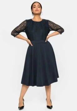 Sheego Vestito EstivoNachtblau Donna Vestiti SHI21C0JS-K11