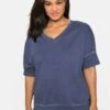 Sheego T-Shirt BasicIndigo Donna T-shirt E Top SHI21D0HS-K11 -Sheego Negozio 822dd4a103c341aaa4c2ace507d44c44