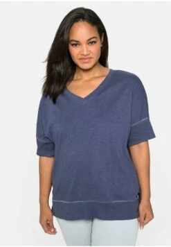 Sheego Negozio 19 Sheego T-Shirt BasicIndigo Donna T-shirt E Top SHI21D0HS-K11