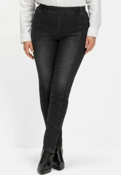 Sheego Jeans Slim FitBlack Denim Donna Jeans SHI21N0A1-Q11