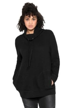 Sheego Felpa - Schwarz