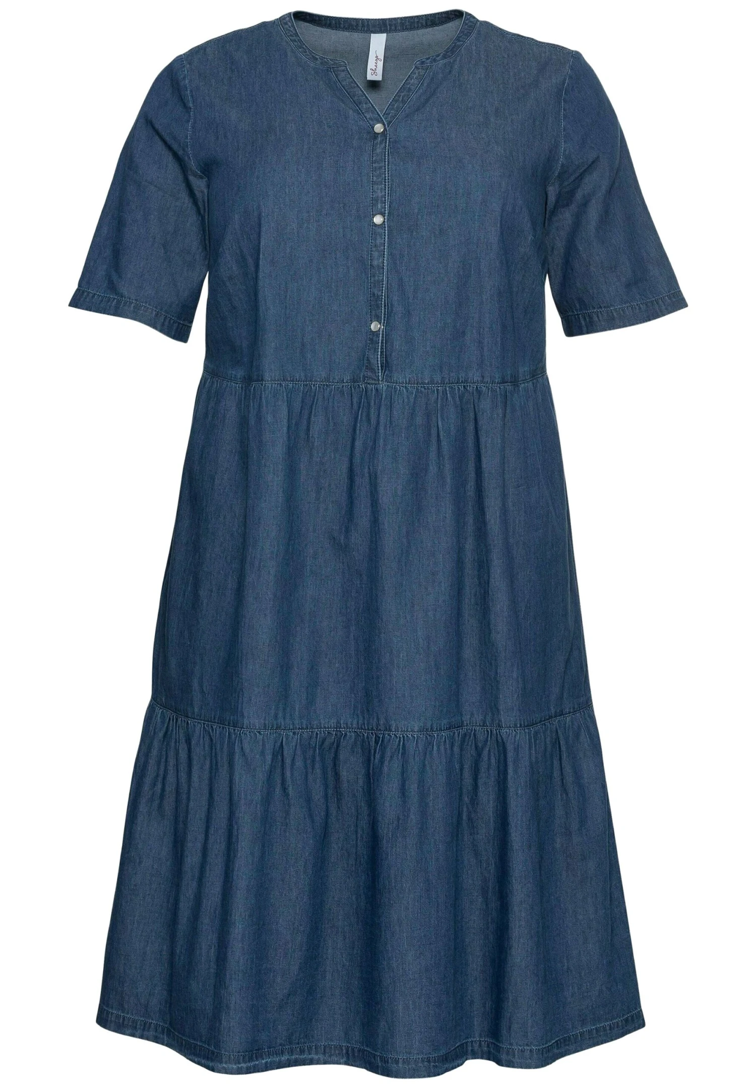 Sheego Vestito Di JeansBlue Denim Donna Vestiti SHI21C0GN-K11 6 Sheego Vestito Di JeansBlue Denim Donna Vestiti SHI21C0GN-K11 - immagine 4