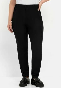 Sheego PantaloniSchwarz Donna Pantaloni SHI21A0GL-Q11