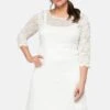 Sheego Vestito EstivoOff-White Donna Vestiti SHI21C099-A11