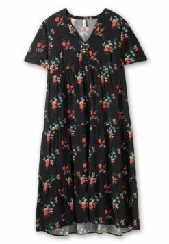 Sheego Vestito Lungo - Schwarz Gemustert -Sheego Negozio 90f44b599b694b93814a8a9802e9ec60