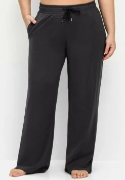 Sheego PalazzoPantaloni SportiviAnthrazit Donna Pantaloni SHI21A0EM-Q12