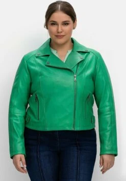 Sheego Giacca Di PelleBlattgrün Donna Giacche E Blazer SHI21G04L-M11