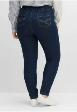 Sheego JeggingsDark Blue Denim Donna Jeans SHI21N09V-K11 -Sheego Negozio 956cb1ed9b674f41a9a3e3acec674f64