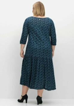 Sheego Vestito Di MaglinaNachtblau Gemustert Donna Vestiti SHI21C0U6-K11 -Sheego Negozio 978a892897504afb8c8323531c6a61ed