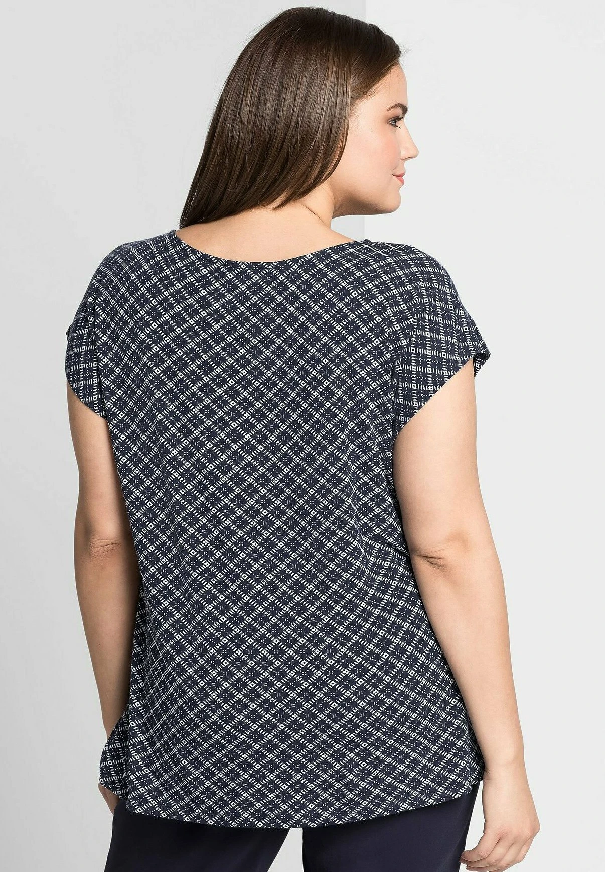 Sheego Camicetta - Marine Bedruckt 5 Sheego Camicetta - Marine Bedruckt - immagine 3