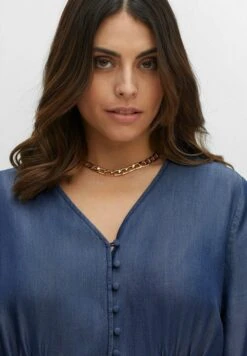 Sheego Abito A CamiciaDark Blue Denim Donna Vestiti SHI21C0OL-K11 -Sheego Negozio 9838e9c66a454c4b97a4841922bdc105