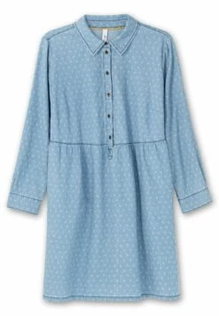 Sheego Vestito Di Jeans - Light Blue Denim -Sheego Negozio 9a0559e58dc24d86b6921decf82821c1