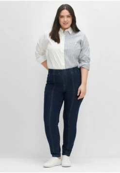 Sheego JeggingsDark Blue Denim Donna Jeans SHI21N09V-K11 -Sheego Negozio 9b2d3af6d88b4892be3c5930920a3853