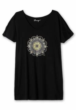 Sheego Strand - T-Shirt Con Stampa - Schwarz -Sheego Negozio 9c8d2e0396da4604bed6de6192b9b20e