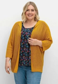 Sheego CardiganSenfgelb Donna Maglieria SHI21I0E9-E11
