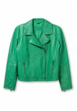 Sheego Giacca Di PelleBlattgrün Donna Giacche E Blazer SHI21G04L-M11 -Sheego Negozio 9ec43d9b0a78483bb7c2f9198017dd0b