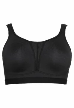 Sheego Reggiseno Sportivo Con Sostegno Medio - Schwarz -Sheego Negozio 9ec6df87359e4917a6188f8d1455c682