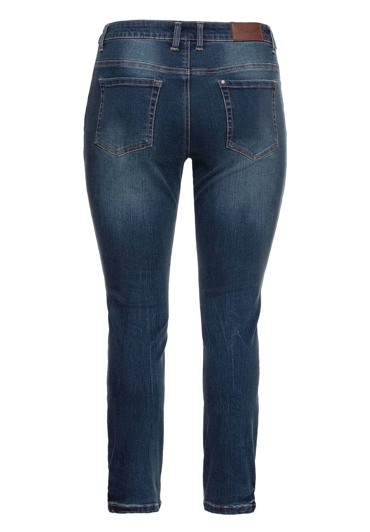 Sheego Jeans Slim FitDark Blue Denim Donna Jeans SHI21N040-K12 8 Sheego Jeans Slim FitDark Blue Denim Donna Jeans SHI21N040-K12 - immagine 6