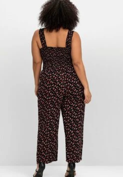 Sheego OverallTuta JumpsuitSchwarz Gemustert Donna Tute Jumpsuit SHI21T00S-Q11 8 Sheego OverallTuta JumpsuitSchwarz Gemustert Donna Tute Jumpsuit SHI21T00S-Q11 -Sheego Negozio a7928b4d82784a59866ab3fa90c9d20f