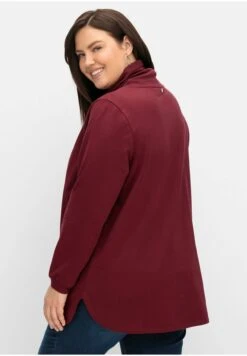 Sheego FelpaWeinrot Donna Felpe SHI21J054-G11 -Sheego Negozio a8516153981a4dd3932a17e48c327650