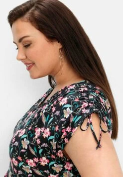 Sheego Vestito Di MaglinaSchwarz Gemustert Donna Vestiti SHI21C0TN-Q11 -Sheego Negozio a9d159c127354873928964f24b3c3539