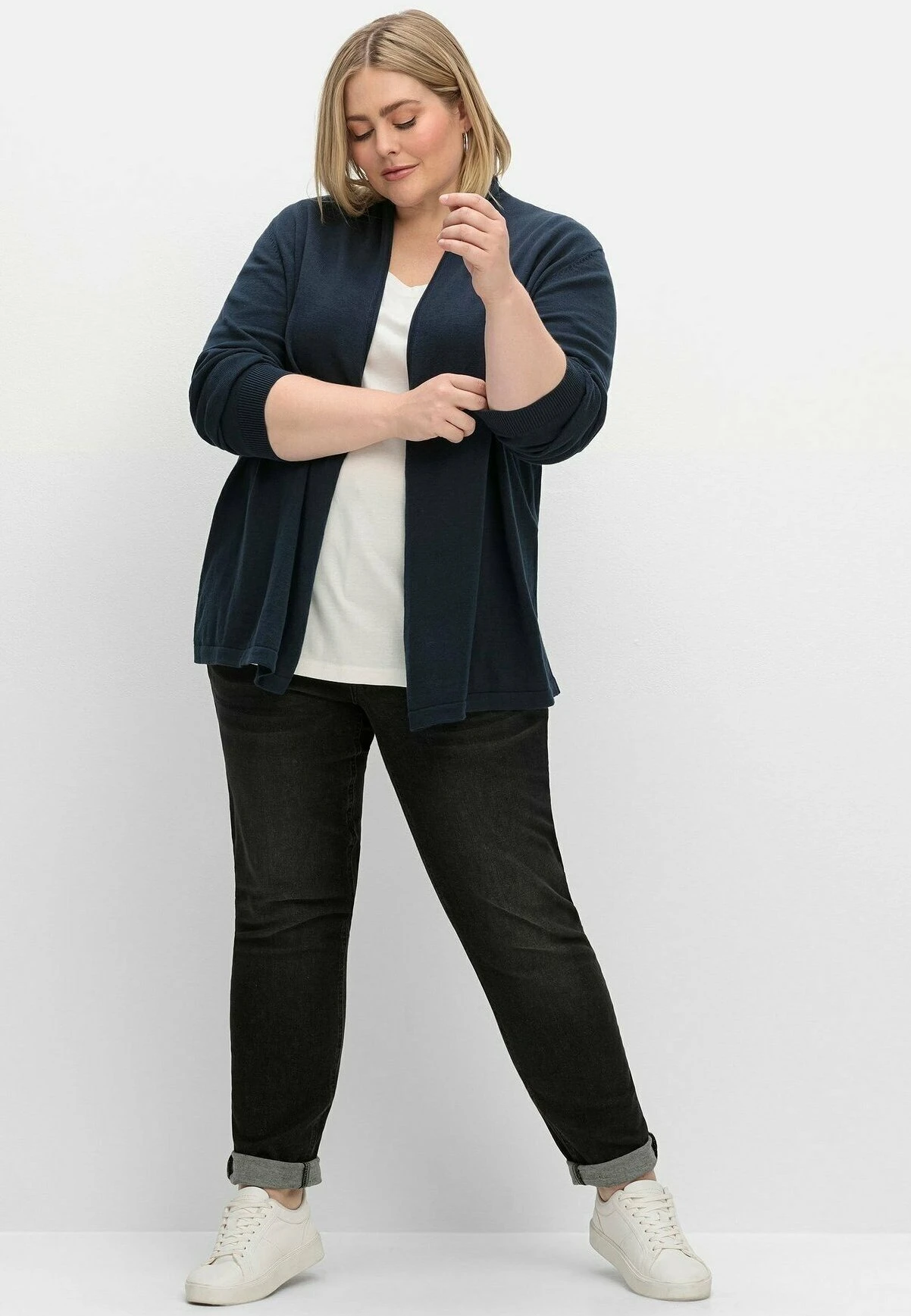 Sheego Cardigan - Nachtblau 4 Sheego Cardigan - Nachtblau - immagine 2