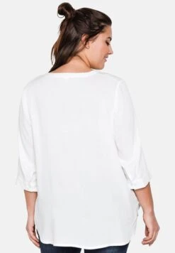 Sheego TunicaWhite Donna Camicie E Bluse SHI21E06N-A11 -Sheego Negozio ada888f8a5094d4ba11c4ffd7873d7e5