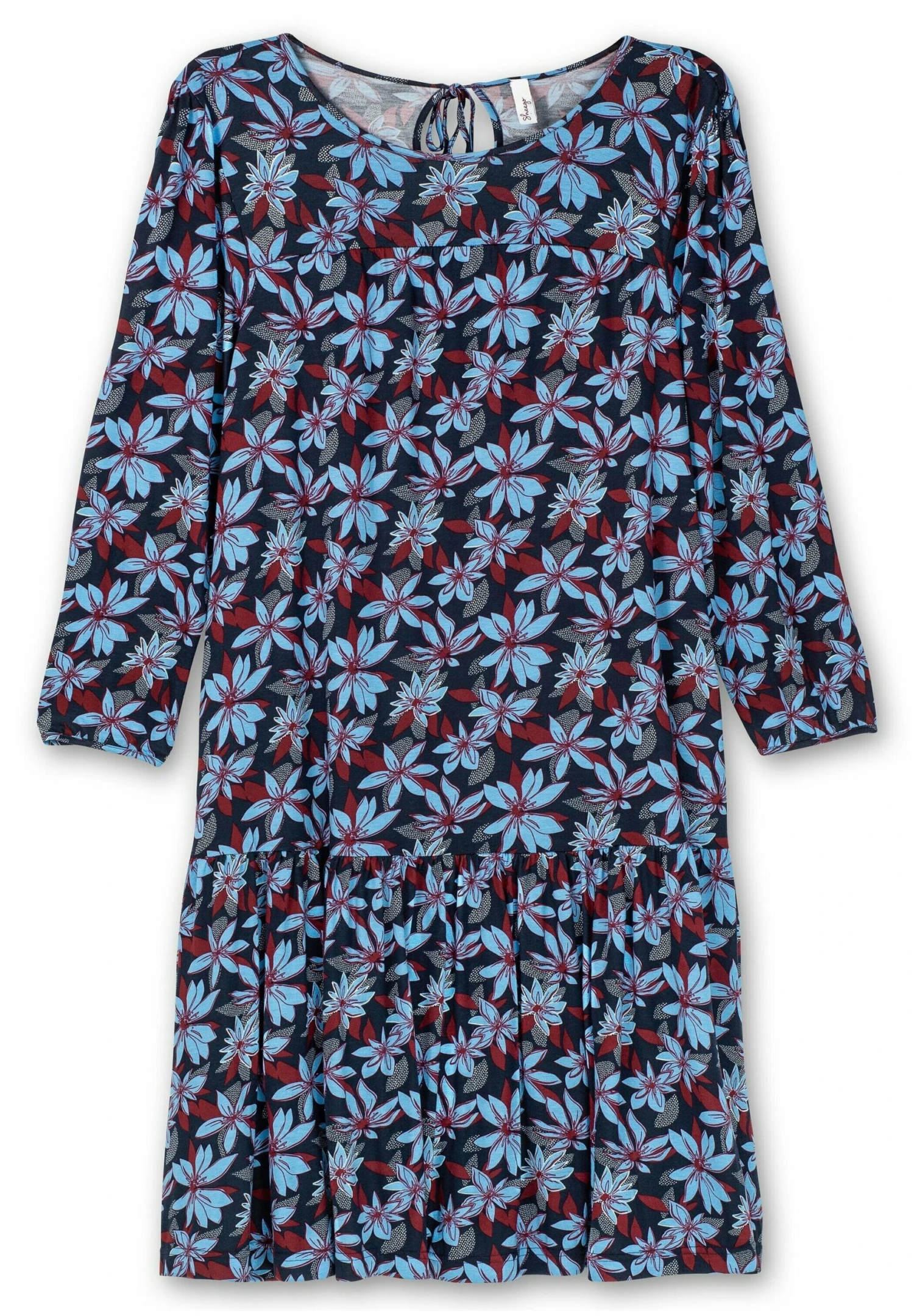 Sheego Vestito Di MaglinaNachtblau Gemustert Donna Vestiti SHI21C0UE-K11 4 Sheego Vestito Di MaglinaNachtblau Gemustert Donna Vestiti SHI21C0UE-K11 - immagine 2