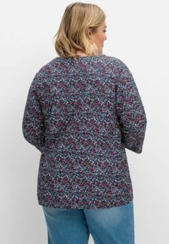 Sheego TunicaNachtblau Gemustert Donna Camicie E Bluse SHI21E0UK-K11 -Sheego Negozio b41f55516c4f4e8c80c644d7fbf15a1d