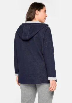 Sheego Felpa Con CappuccioMarine Donna Felpe SHI21J02G-K11 -Sheego Negozio b5481c7352ed4ff5b1d0bafd9539c17c