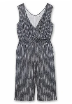 Sheego StrandTuta JumpsuitMarine Gestreift Donna Tute Jumpsuit SHI21T00Q-T11 -Sheego Negozio b59094420daa465b9e0bddcf5dc8411e