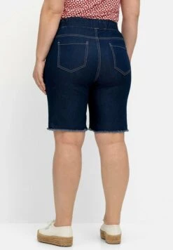 Sheego Bermudas - Shorts Di Jeans - Dark Blue Denim -Sheego Negozio b738f3f0b6764c288f4f2c04702690fc