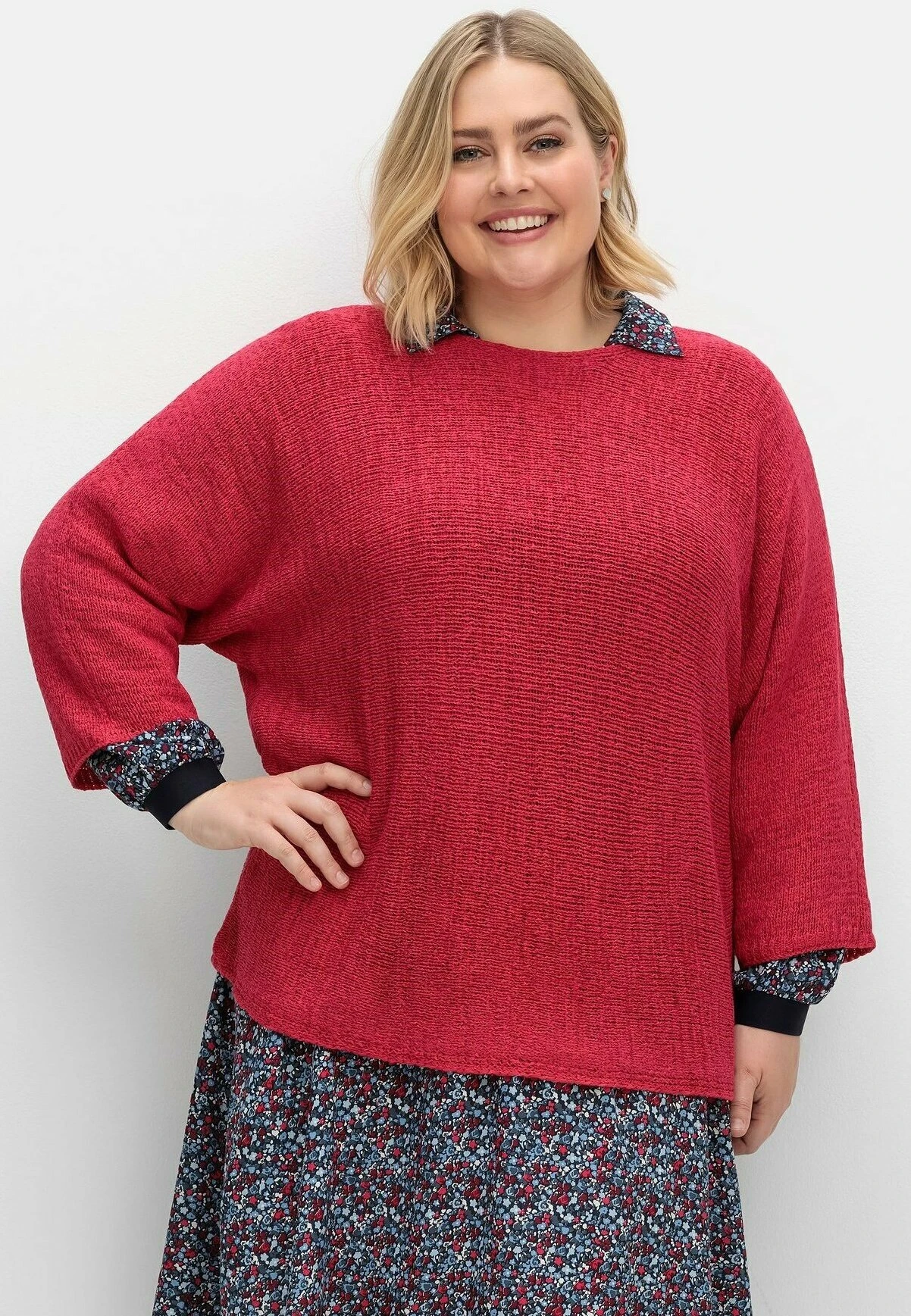 Sheego Maglione - Orchidee 3 Sheego Maglione - Orchidee