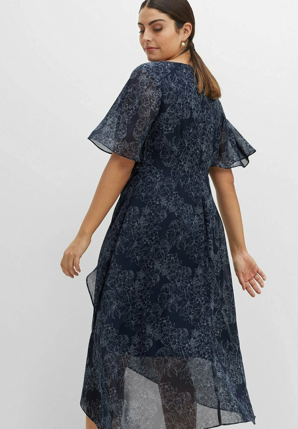 Sheego Vestito EstivoNachtblau Bedruckt Donna Vestiti SHI21C0OH-K11 6 Sheego Vestito EstivoNachtblau Bedruckt Donna Vestiti SHI21C0OH-K11 - immagine 4