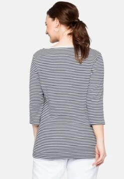 Sheego Maglietta A Manica LungaMarine Donna T-shirt E Top SHI21D06X-K12 9 Sheego Maglietta A Manica LungaMarine Donna T-shirt E Top SHI21D06X-K12 -Sheego Negozio bd7ec9e46d3d4cecb41be785725a4036