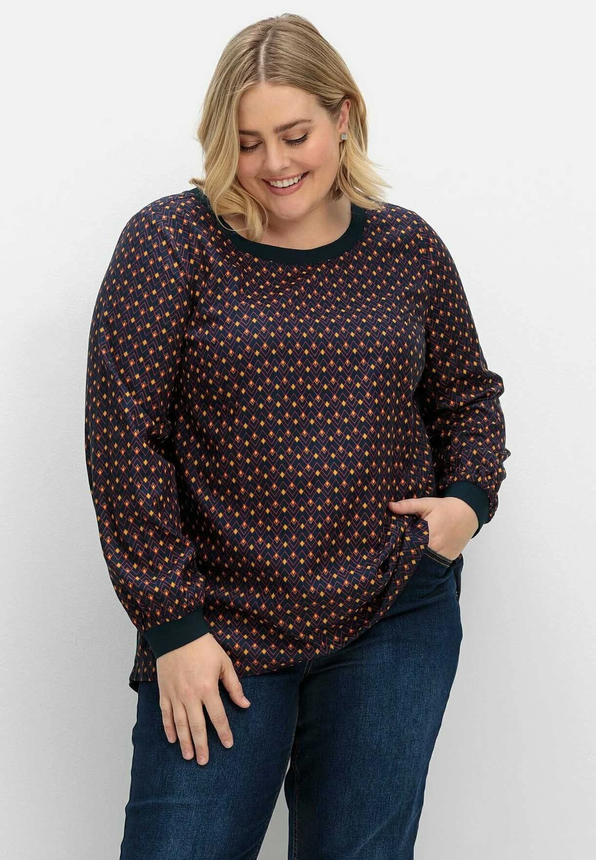 Sheego TunicaBeere Gemustert Donna Camicie E Bluse SHI21E0UF-I11 3 Sheego TunicaBeere Gemustert Donna Camicie E Bluse SHI21E0UF-I11