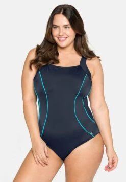 Sheego Costume Da BagnoNachtblau Donna Moda Mare SHI81G00A-K11