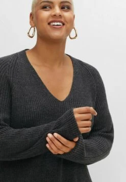 Sheego MaglioneSchwarz Meliert Donna Maglieria SHI21I0BD-Q11 12 Sheego MaglioneSchwarz Meliert Donna Maglieria SHI21I0BD-Q11 -Sheego Negozio c749df190f76442abd1f2a740b199a89