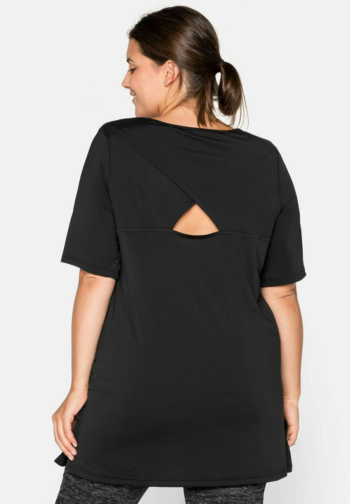 Sheego T-Shirt Con StampaBlack Donna T-shirt E Top SHI21D0B7-Q11 6 Sheego T-Shirt Con StampaBlack Donna T-shirt E Top SHI21D0B7-Q11 - immagine 4