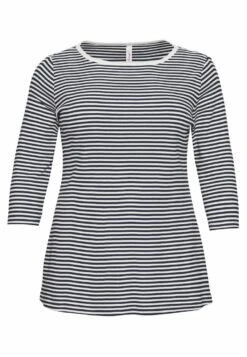 Sheego Maglietta A Manica LungaMarine Donna T-shirt E Top SHI21D06X-K12 11 Sheego Maglietta A Manica LungaMarine Donna T-shirt E Top SHI21D06X-K12 -Sheego Negozio c91fa322b5584b82bdeccf71be4778f0