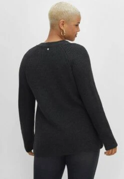 Sheego MaglioneSchwarz Meliert Donna Maglieria SHI21I0BD-Q11 10 Sheego MaglioneSchwarz Meliert Donna Maglieria SHI21I0BD-Q11 -Sheego Negozio c9921f15d5a747d997f81a3d5e5c6664