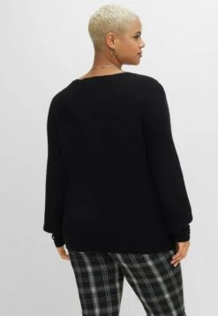 Sheego MaglioneSchwarz Donna Maglieria SHI21I0BP-Q11 -Sheego Negozio ca08114aa51940e383bb014ecac9d1a8