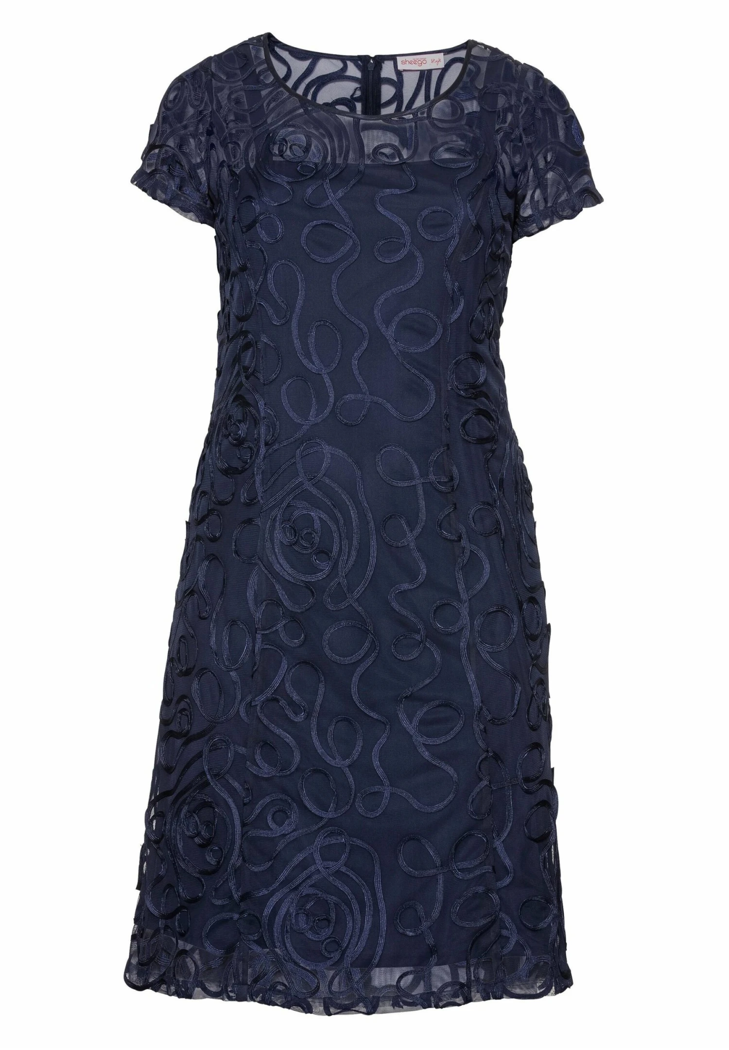 Sheego Vestito EleganteMarine Donna Vestiti SHI21C00I-K11 7 Sheego Vestito EleganteMarine Donna Vestiti SHI21C00I-K11 - immagine 5