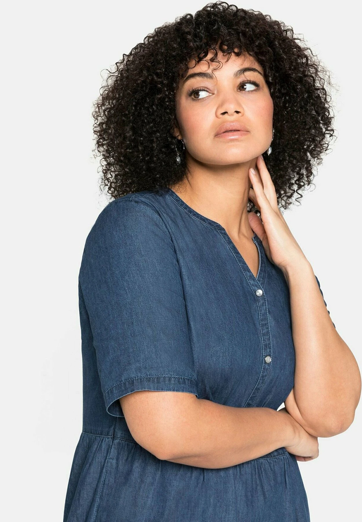 Sheego Vestito Di JeansBlue Denim Donna Vestiti SHI21C0GN-K11 5 Sheego Vestito Di JeansBlue Denim Donna Vestiti SHI21C0GN-K11 - immagine 3